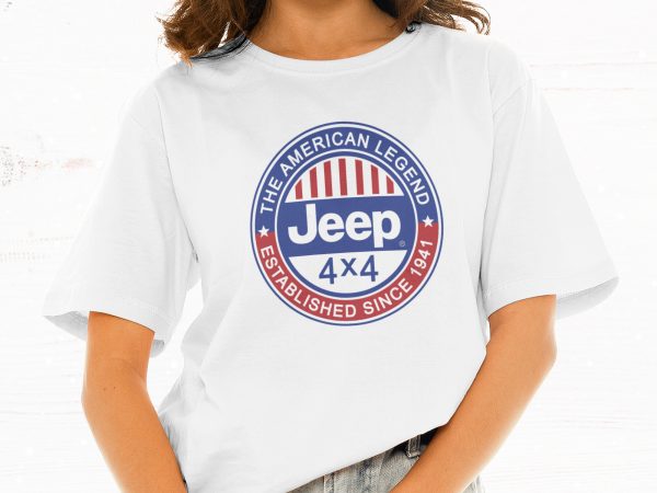 The american legend jeep t-shirt design for sale The american legend jeep t-shirt design for sale