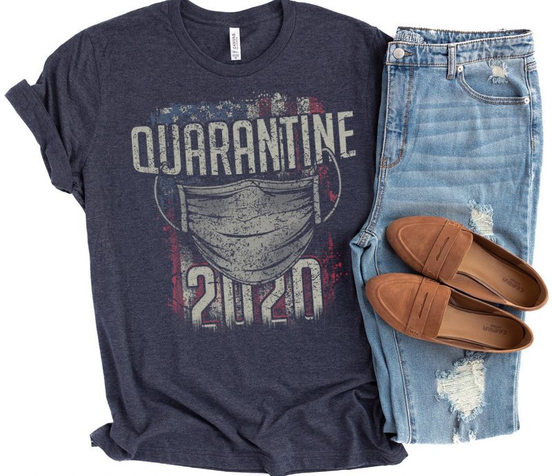 Quarantine 2020 t-shirt design png