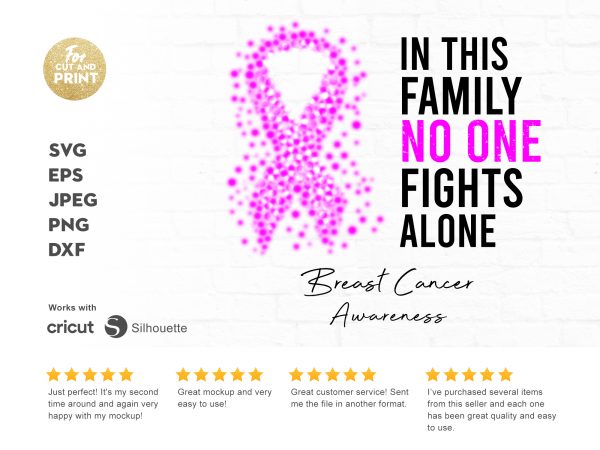 Breast cancer awareness t shirt design template