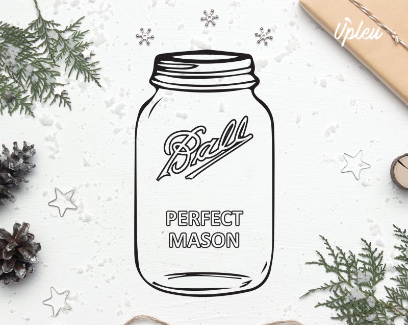 Ball Perfect Mason Jar t shirt design for purchase