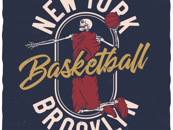 Basketball skeleton t shirt design for sale Basketball skeleton t shirt design for sale