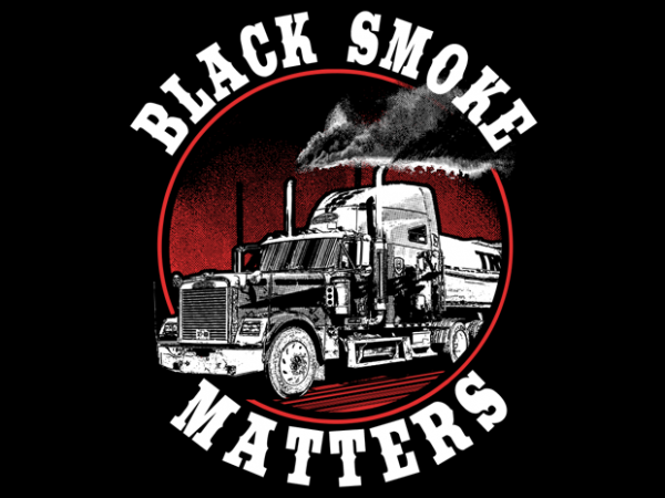 Black smoke matters buy t shirt design for commercial use