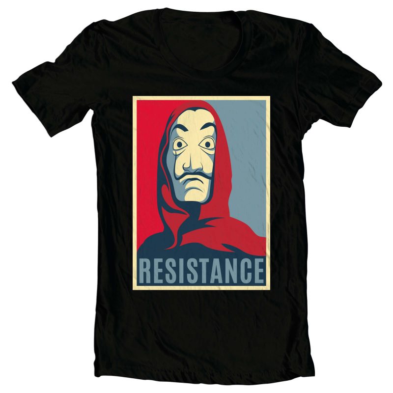 Obey Resistance graphic t-shirt design