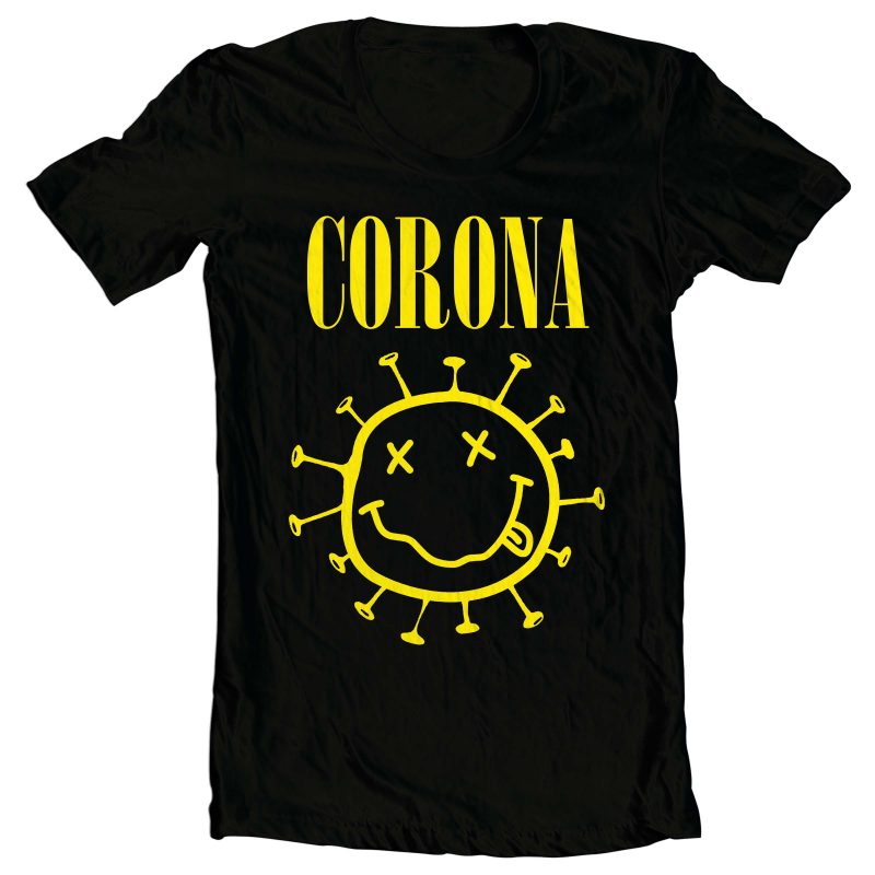 Covid 19 Smile Face t shirt design to buy