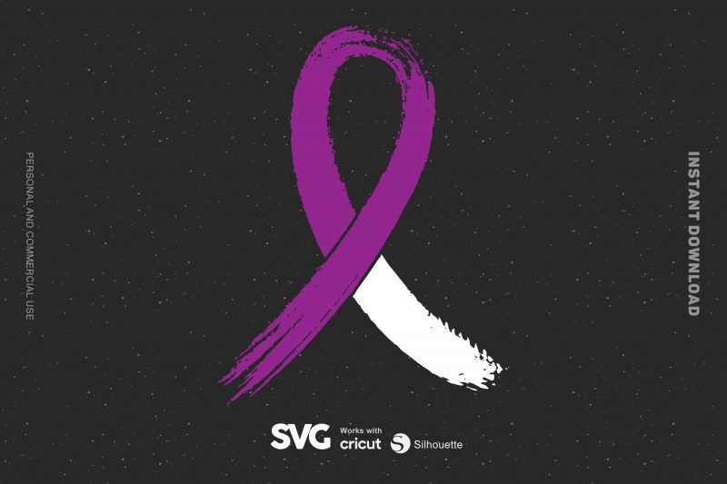 Brush Ribbon for cystic fibrosis SVG – Cancer – Awareness – t shirt design for purchase