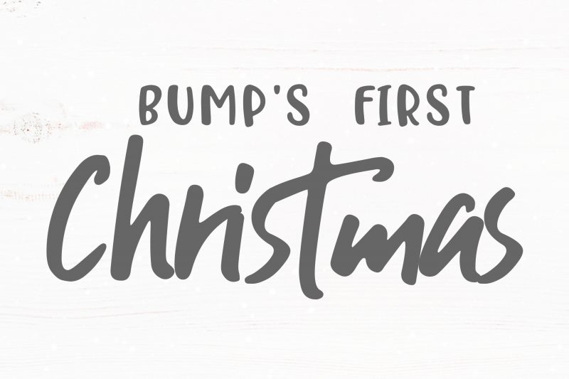 Bump’s First Christmas 2 buy t shirt design for commercial use