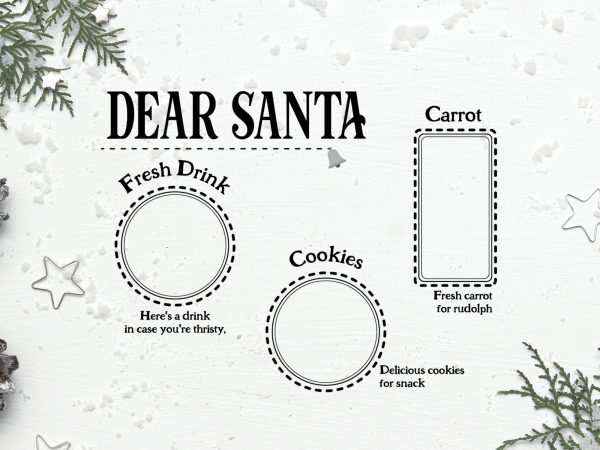 Dear santa t shirt design for download