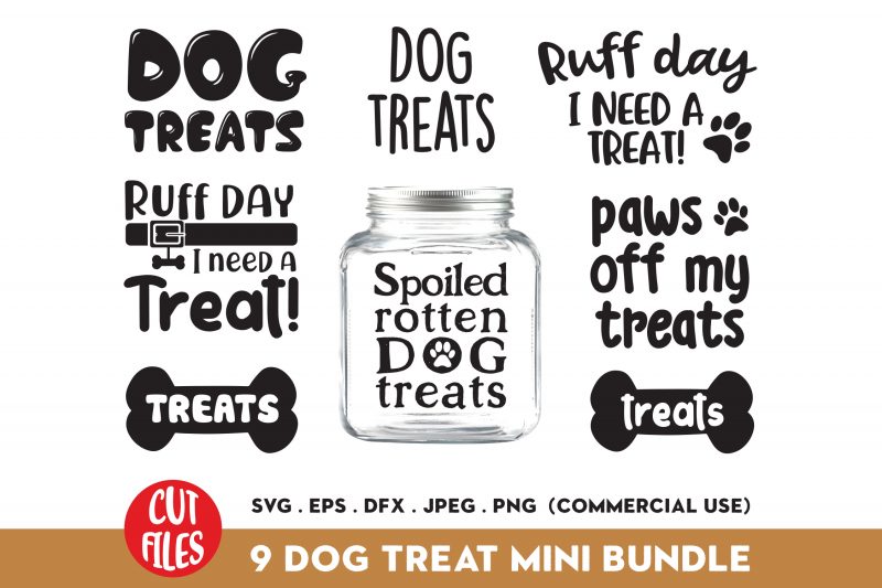 Dog Treat Bundle t-shirt design for merch by amazon