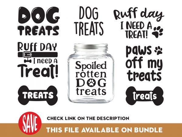 Dog treat bundle t shirt vector illustration