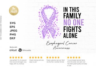 ESOPHAGEAL CANCER awareness commercial use t-shirt design