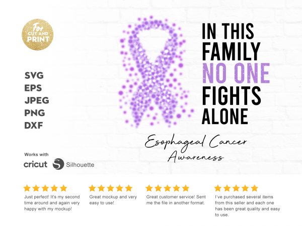 Esophageal cancer awareness commercial use t-shirt design