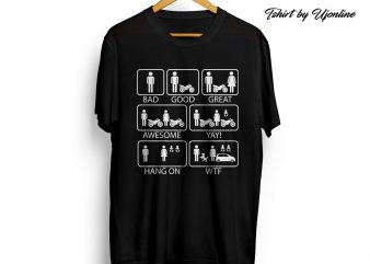 FAMILY EVOLUTION FUNNY t shirt design template