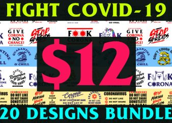 20 Designs BUNDLE Fight COVID-19