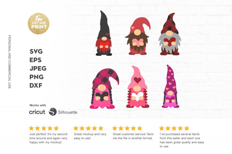 Gnome Mini Bundle t shirt design for merch teespring and printful