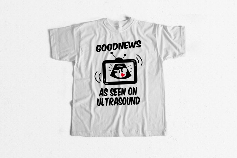 Goodnews Pregnancy ready made T-shirt design
