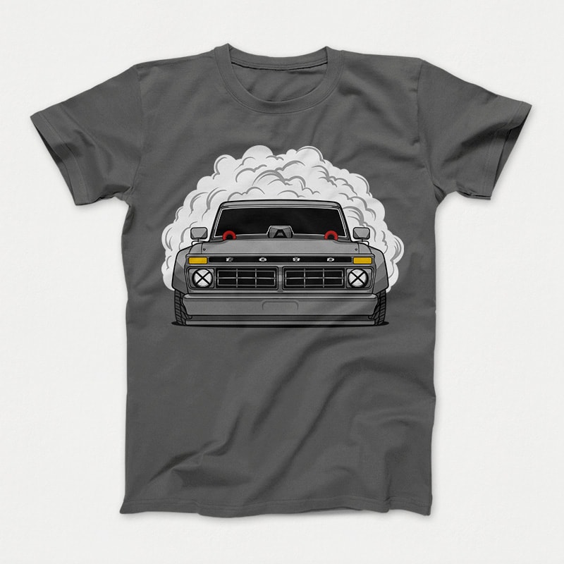 HighBoy Muscle Ford Car buy t shirt design artwork
