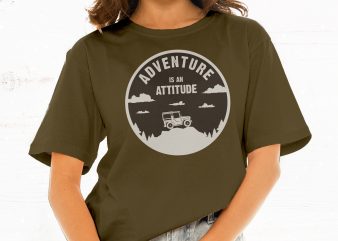 Jeep Adventure is An Attitude shirt design png