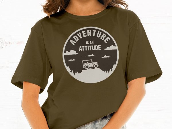 Jeep adventure is an attitude shirt design png