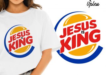 Jesus is King t-shirt design png - Buy t-shirt designs