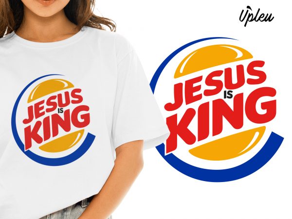 Jesus is king t-shirt design png
