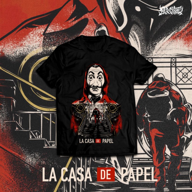 MONEY HEIST – LA CASA DE PAPEL tshirt design