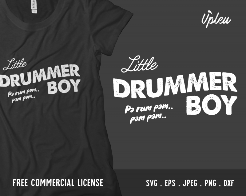Little Drummer Boy design for t shirt commercial use t-shirt design