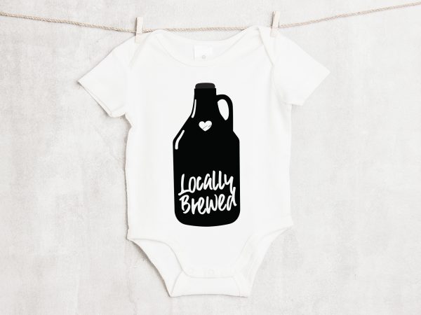 Locally brewed shirt design png Locally brewed shirt design png