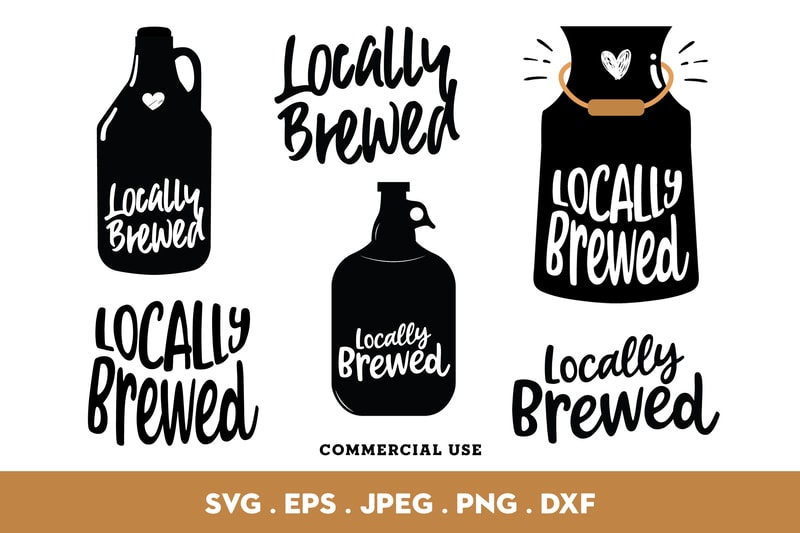 Download Locally Brewed Bundle - Buy t-shirt designs