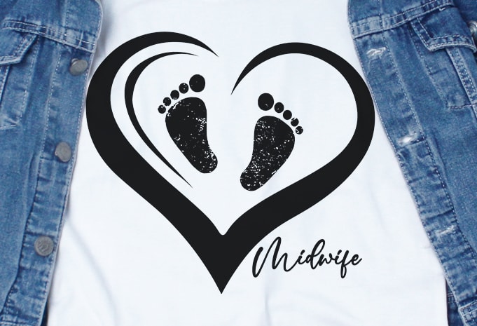 Midwife Natural SVG – Midwife – Babby – Funny Tshirt Design