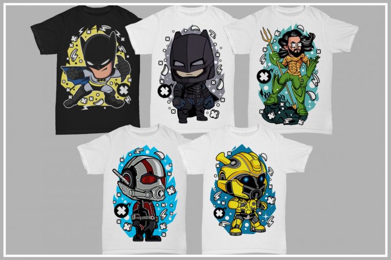 125 Cartoon Pop Culture #3 t-shirt design for sale