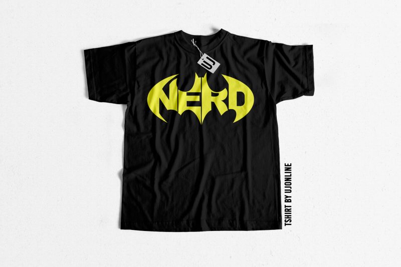 NERD Batman Parody t shirt design for purchase