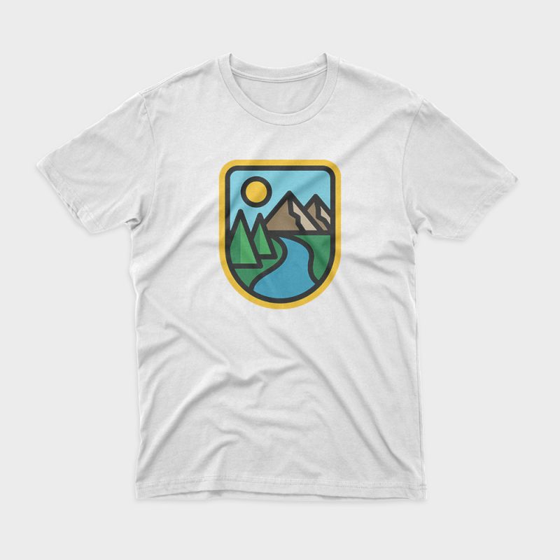 River Line t-shirt design png