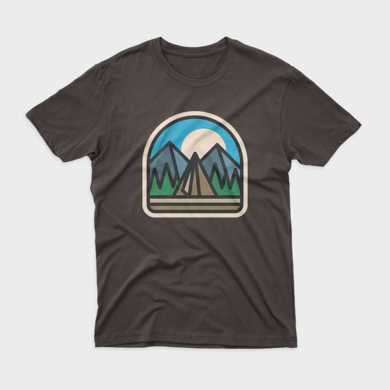 Camp Bold commercial use t-shirt design