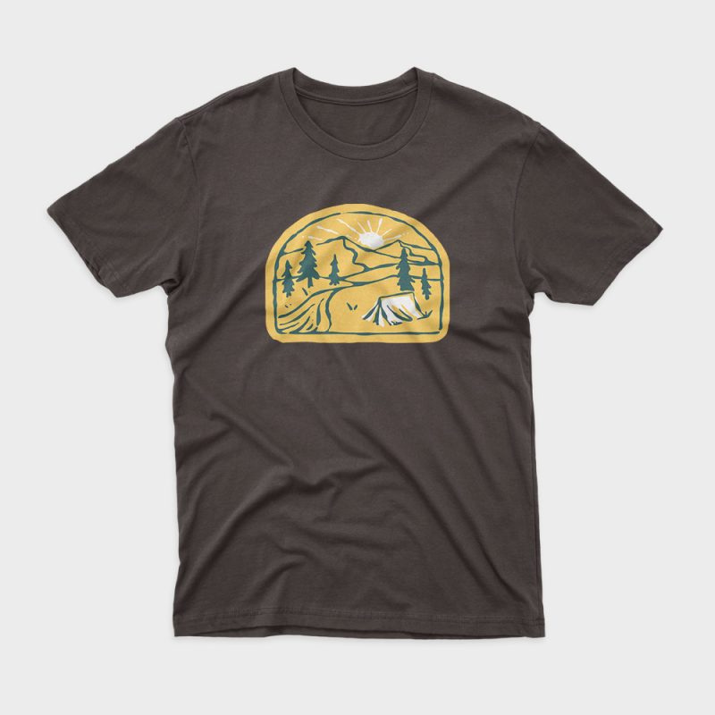 Camp River buy t shirt design