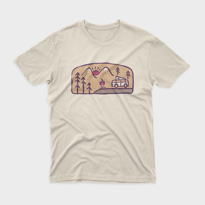 Adventurer t-shirt design for commercial use