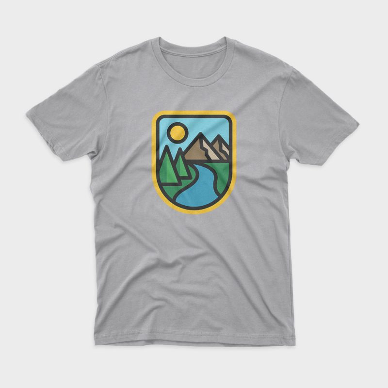 River Line t-shirt design png