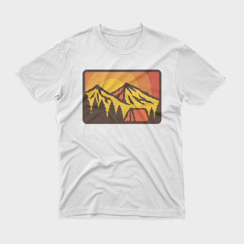 Camping ready made tshirt design