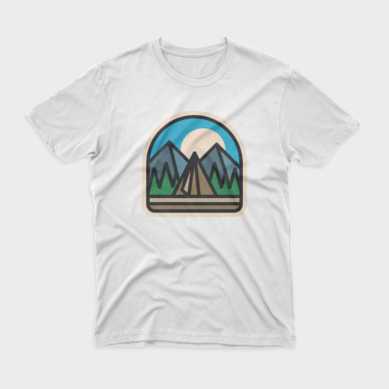 Camp Bold commercial use t-shirt design