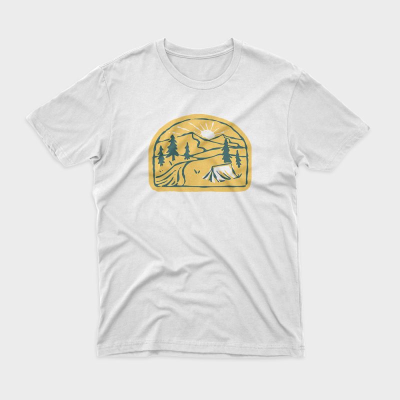 Camp River buy t shirt design