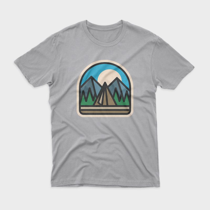 Camp Bold commercial use t-shirt design