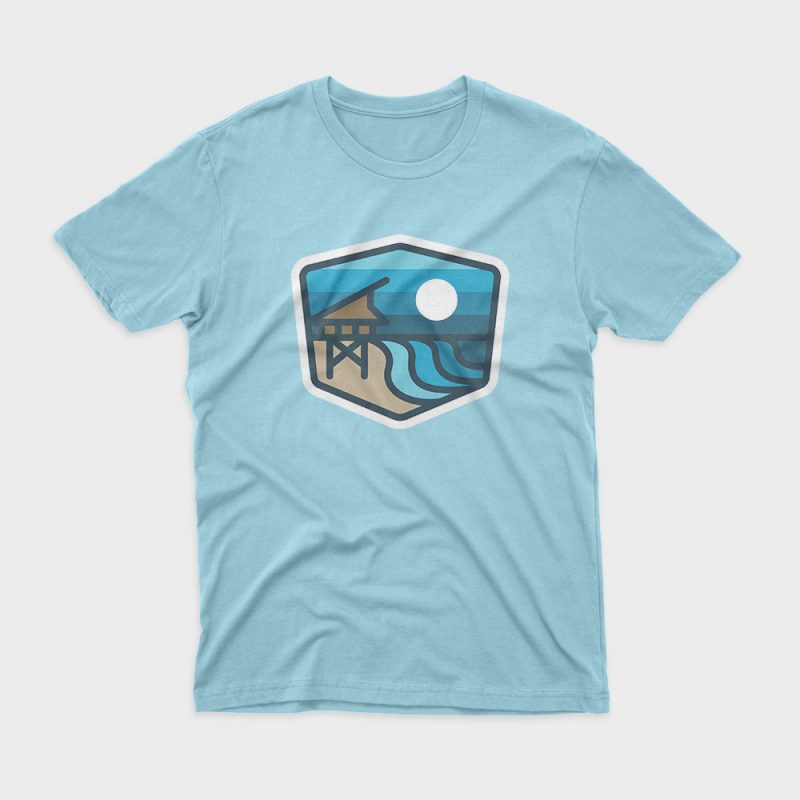 Beach Bold shirt design png