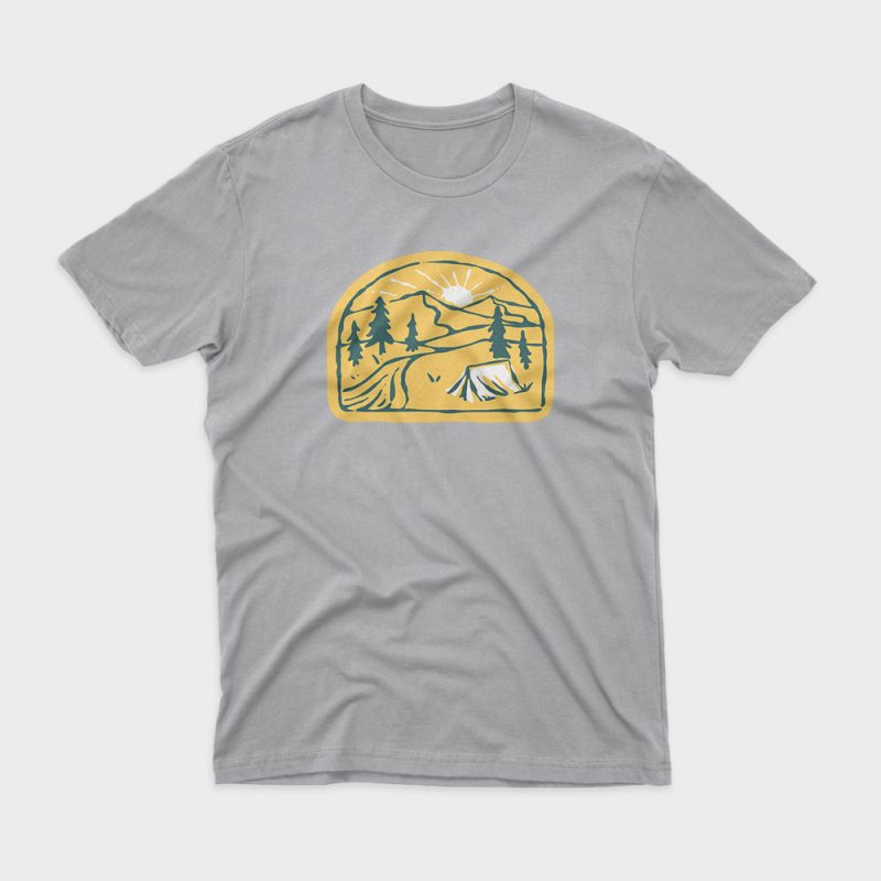 Camp River buy t shirt design