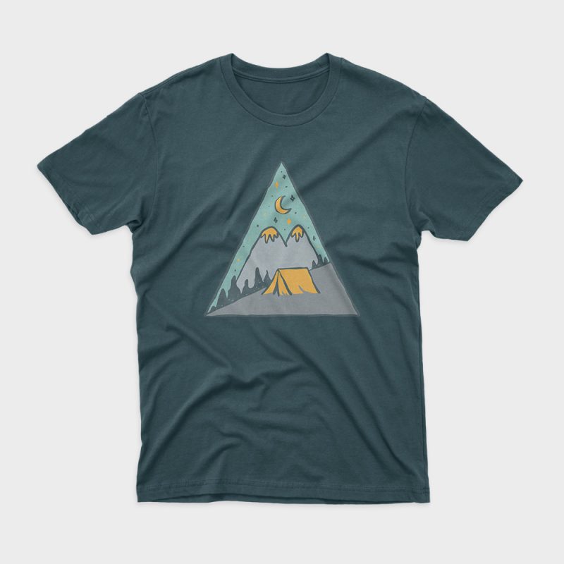 Camp Triangle shirt design png