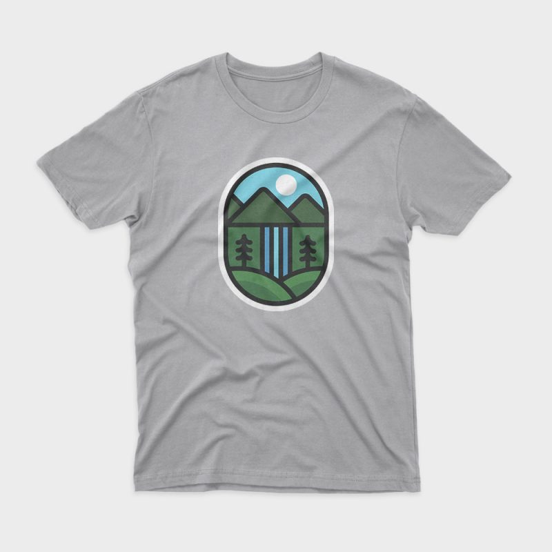 Waterfall buy t shirt design