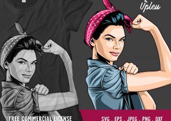 Rosie The Riveter buy t shirt design artwork