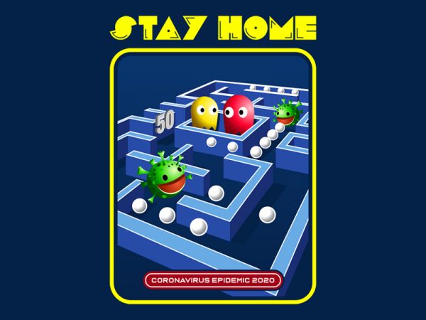 STAY HOME t shirt design for purchase