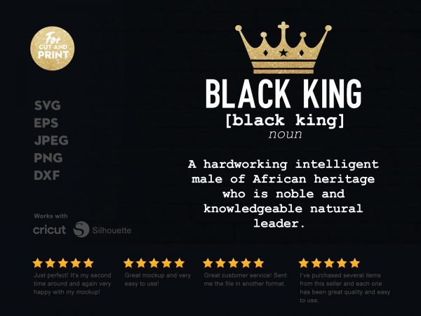 Black king 2 buy t shirt design for commercial use