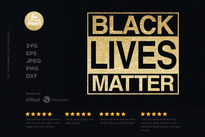 Black Live Matters Bundle commercial use t shirt designs