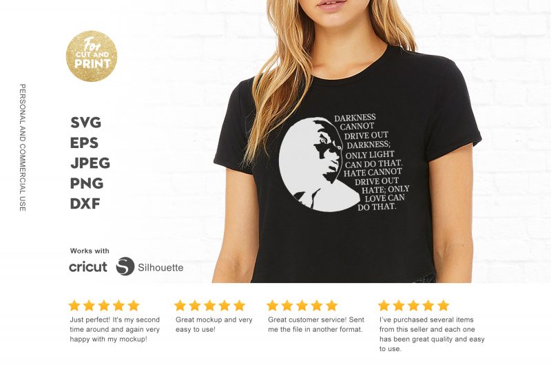 Martin Luther Quotes buy t shirt design