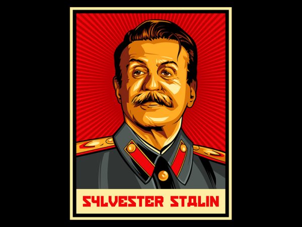 Sylvester stalin t shirt design for download